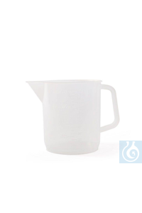 Graduated jugs in PP with embossed scale 5000 ml, with handle and spout Graduated jugs in PP with...